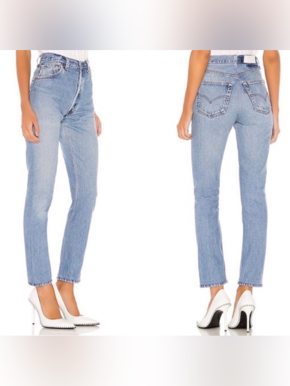 RE/DONE x Levi's High Rise Ankle Crop Jeans Size 25